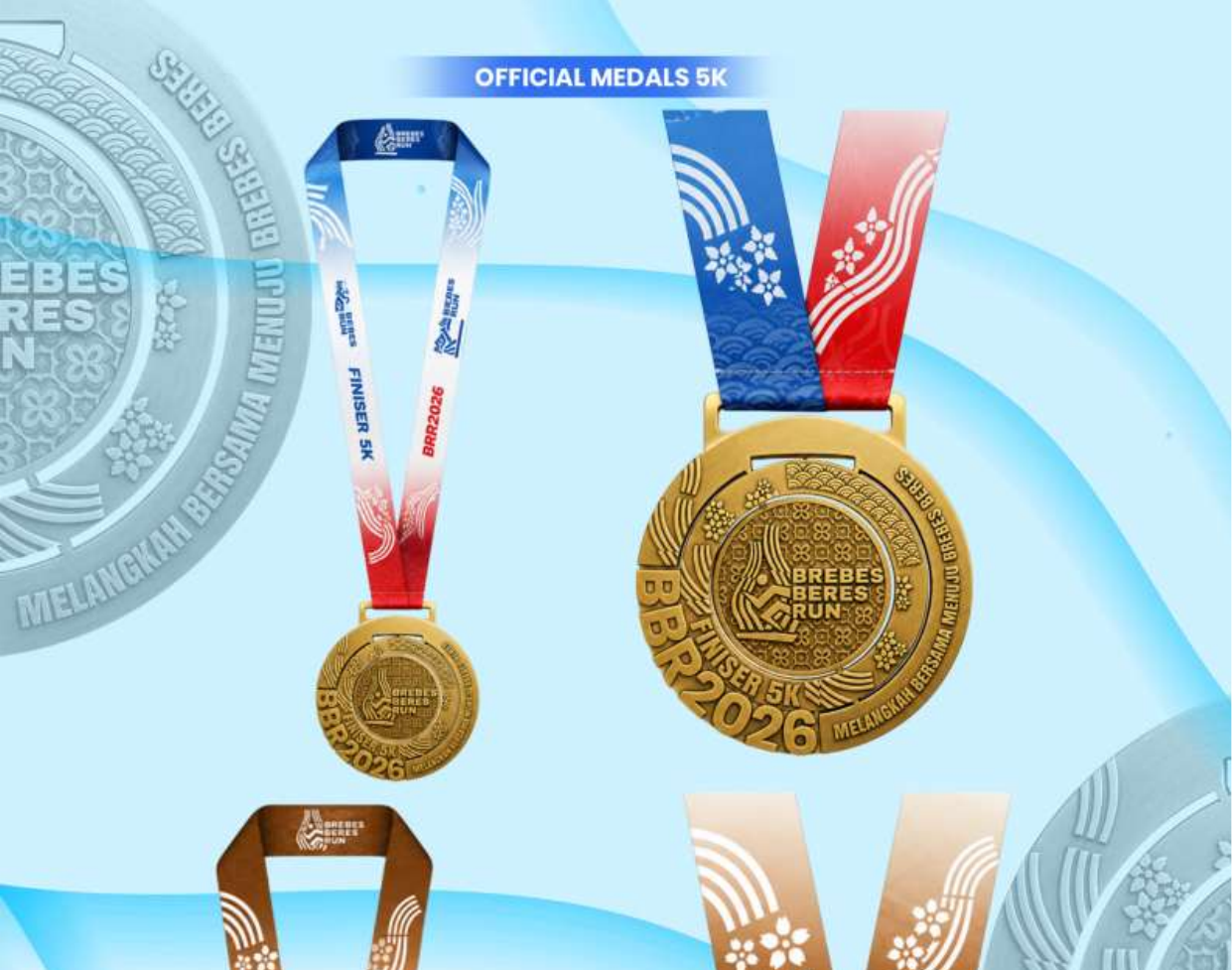 Official Medal Brebes Beres Run 2026