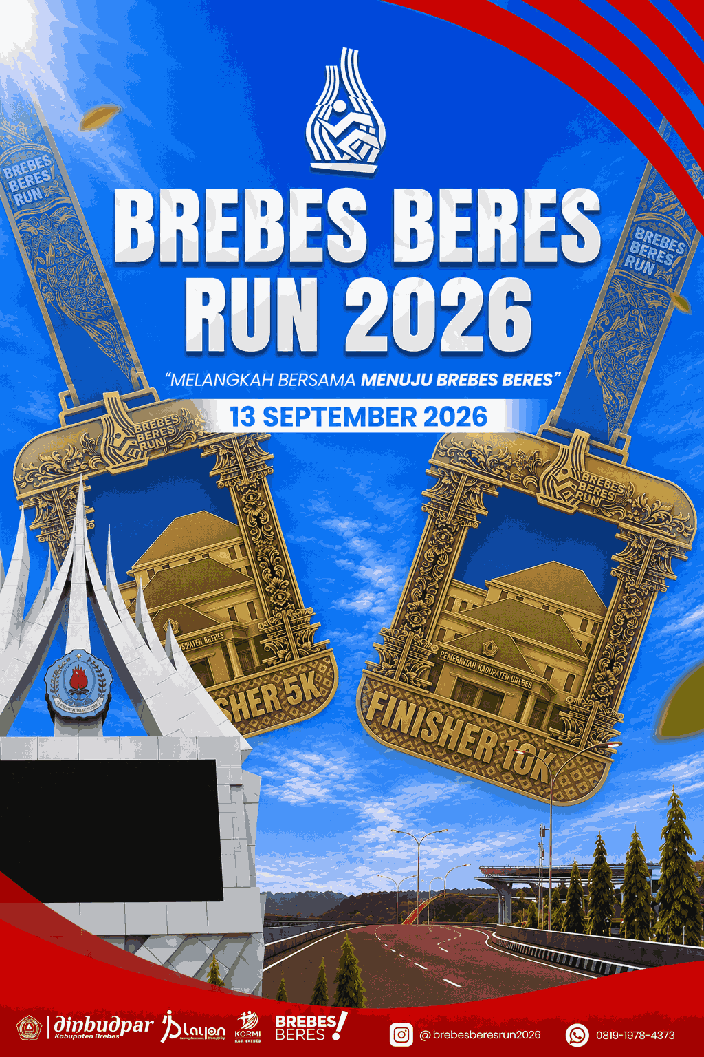 Official Medal Brebes Beres Run 2026